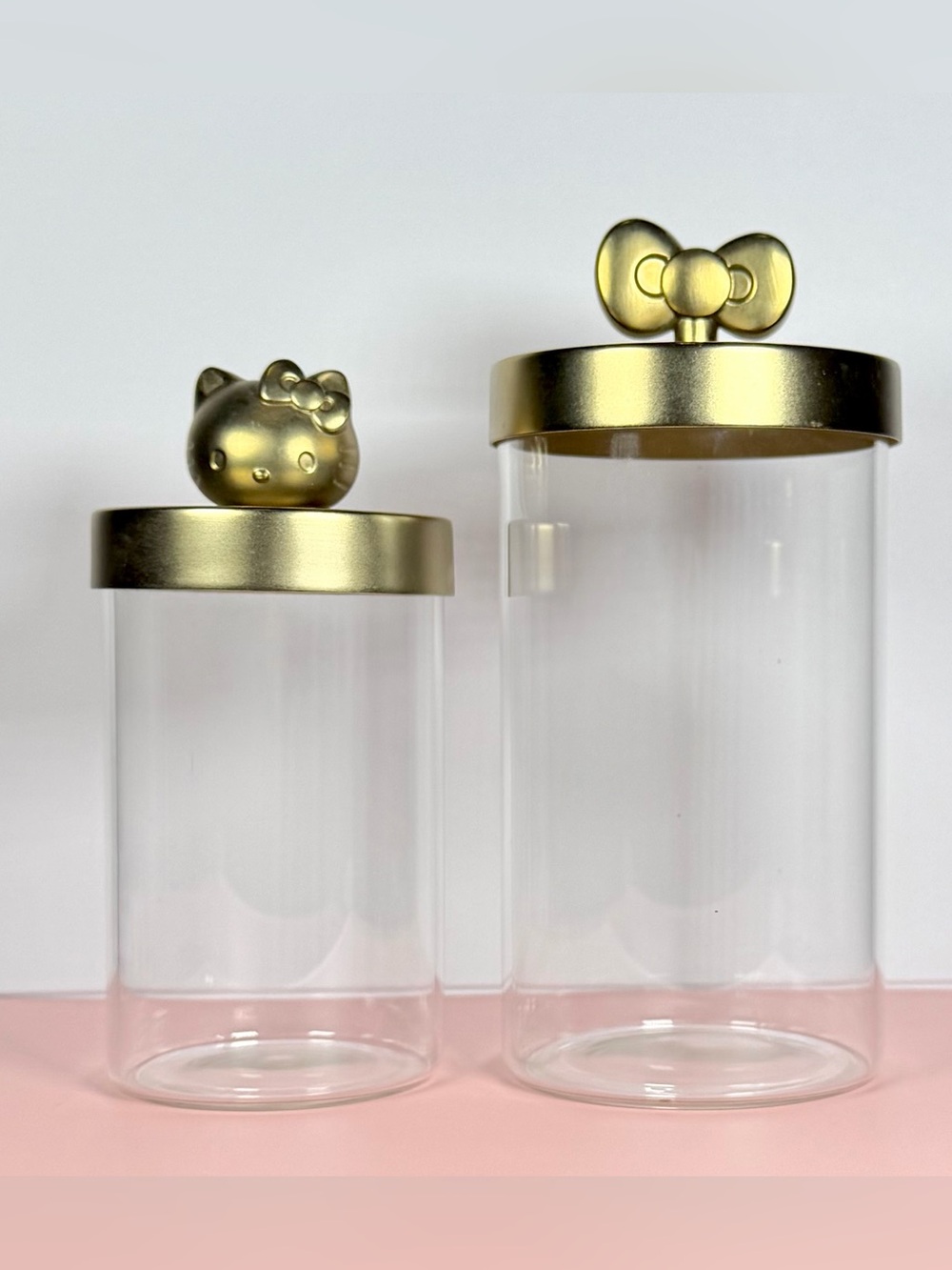 Pottery Barn Teen Hello Kitty Lidded Glass Container Set